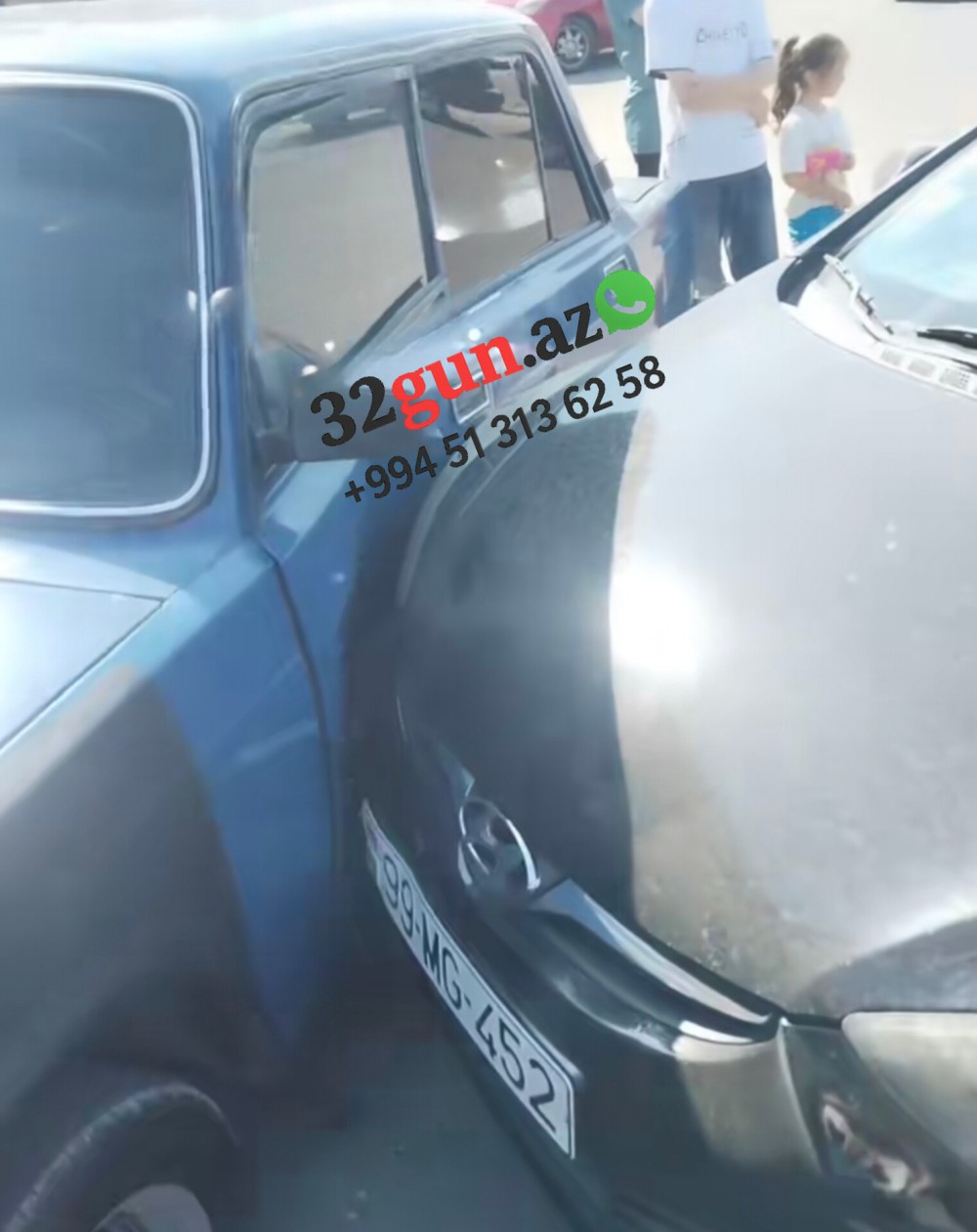 “Hyundai” ilə “VAZ-2107” toqquşdu- FOTO