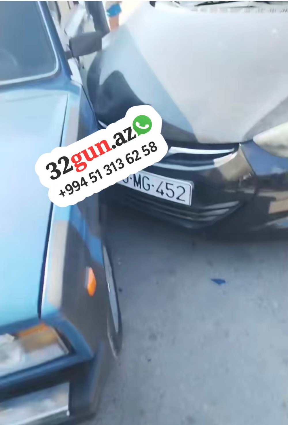 “Hyundai” ilə “VAZ-2107” toqquşdu- FOTO