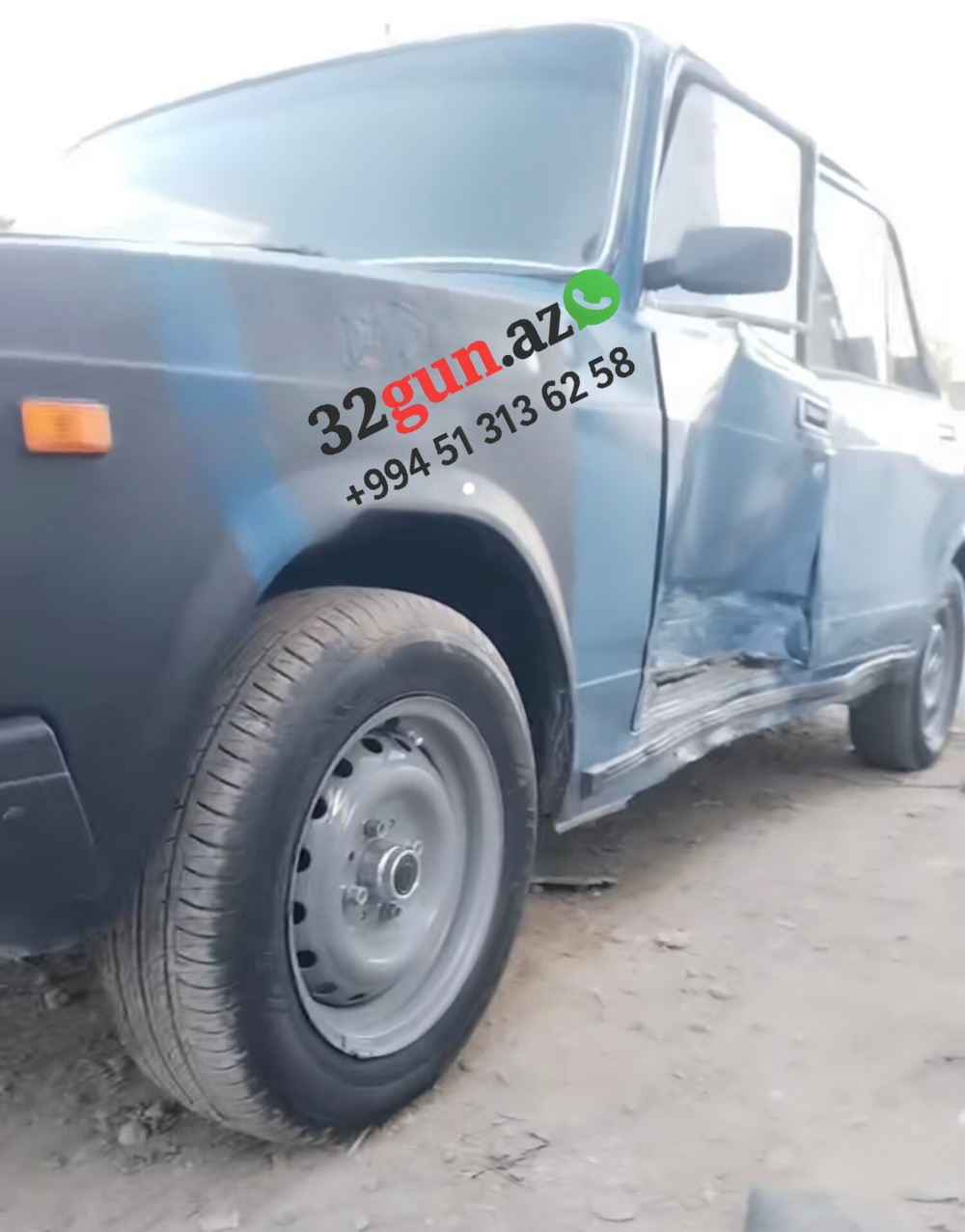 “Hyundai” ilə “VAZ-2107” toqquşdu- FOTO