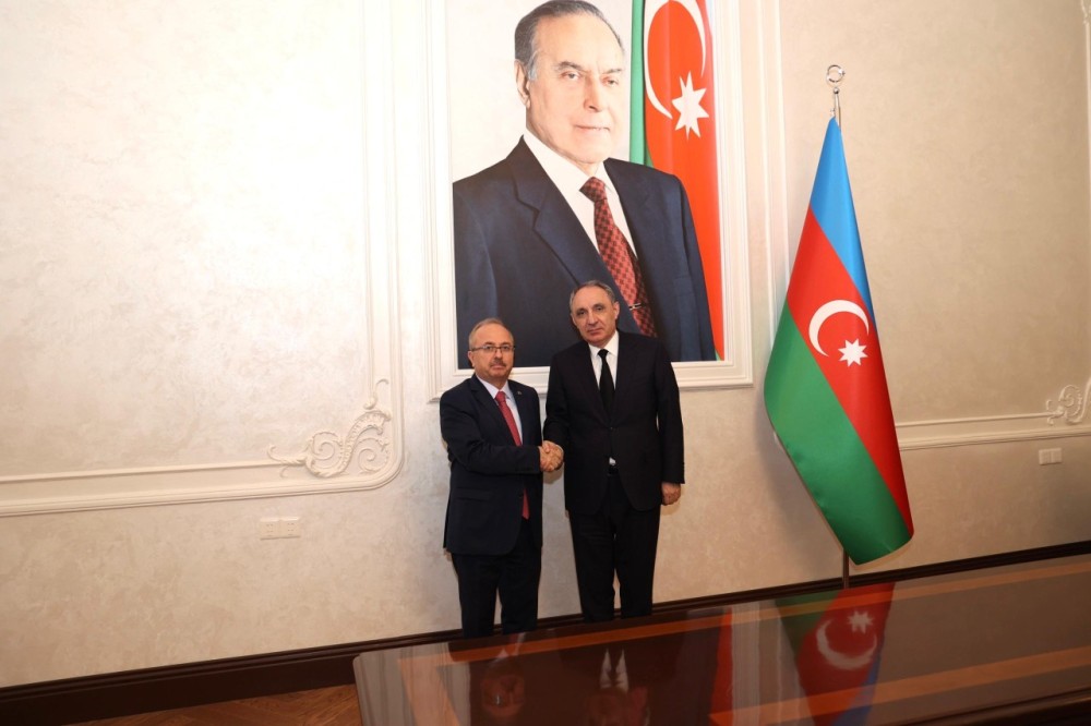 Baş prokuror Türkiyənin səfiri ilə görüşdü - FOTOLAR