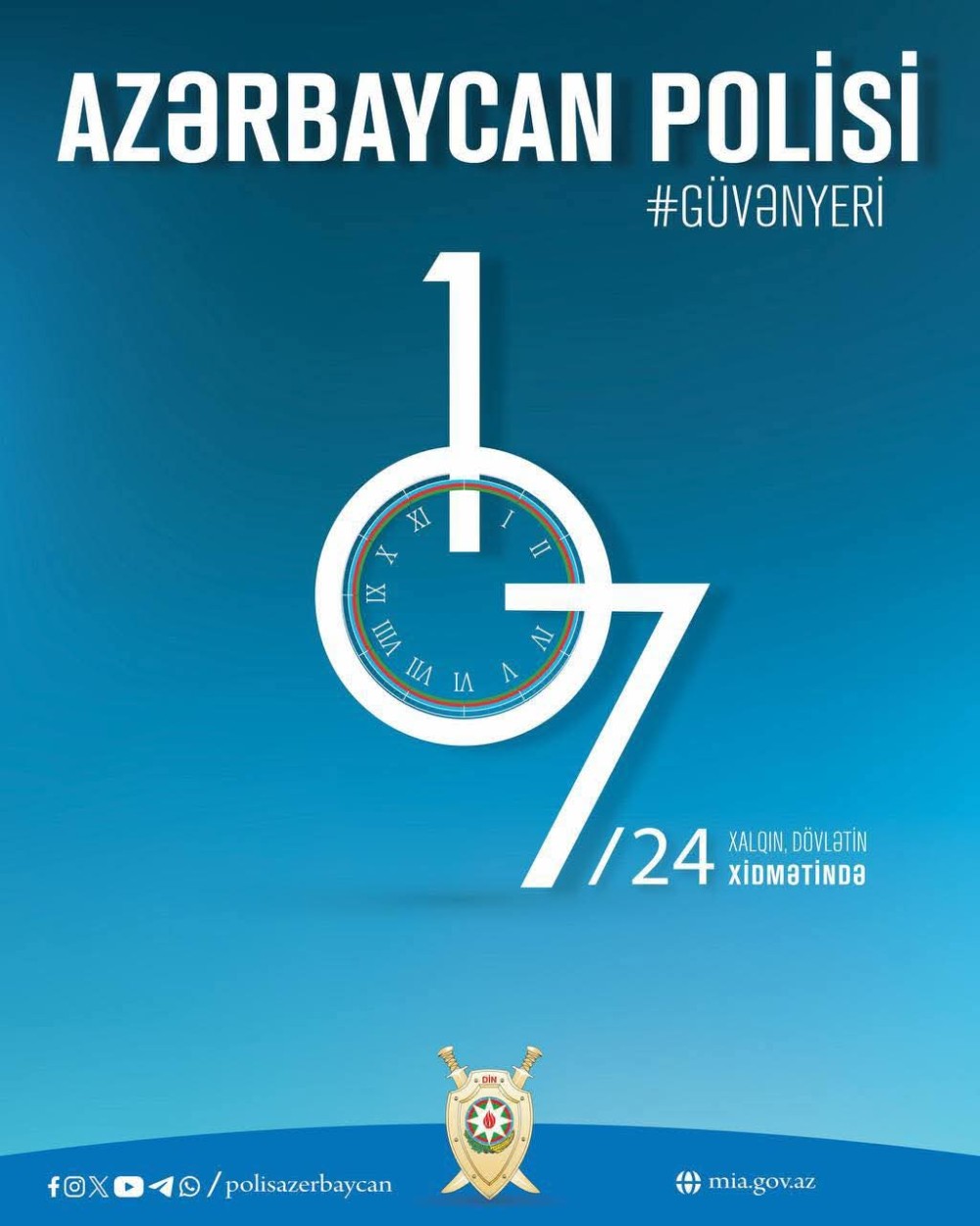 Azərbaycan Polisi 107 yaşında