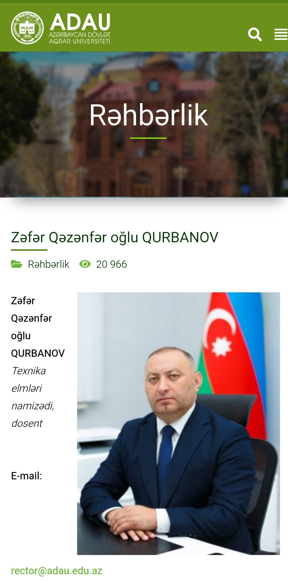 ADAU-da liftlərə texniki xidmət üçün50 min manat ödəniləcək