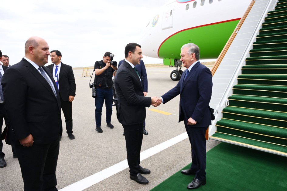 Ersin Tatar və Şavkat Mirziyoyev Füzulidə -FOTOLAR