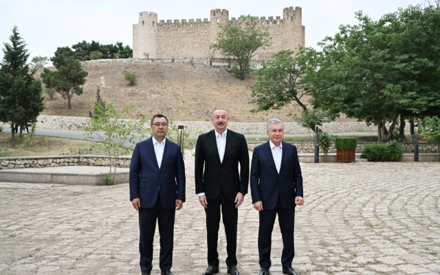 Üç ölkənin lideri Şahbulaqda -FOTOLAR