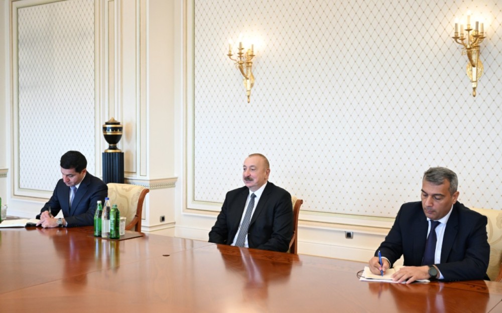 İlham Əliyev qəbul keçirdi -FOTOLAR