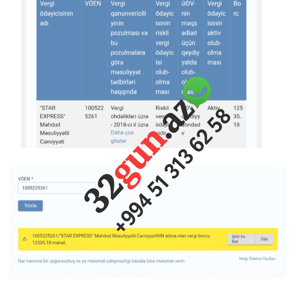 "STAR EXPRESS" bu qanunvericiliyi pozub 