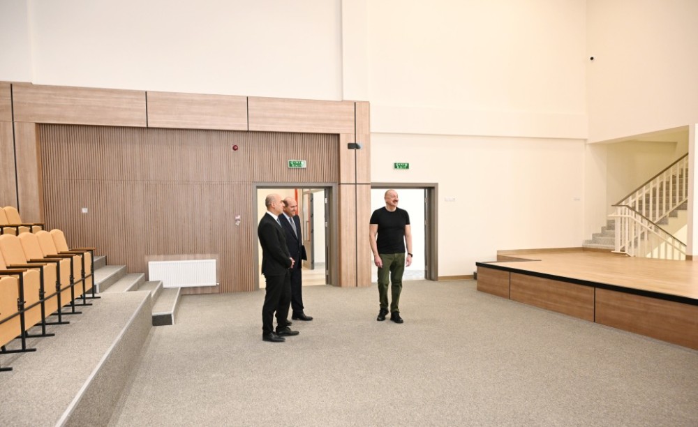 Ağdam şəhər 1 nömrəli tam orta məktəbin binasının açılışı oldu -FOTOLAR