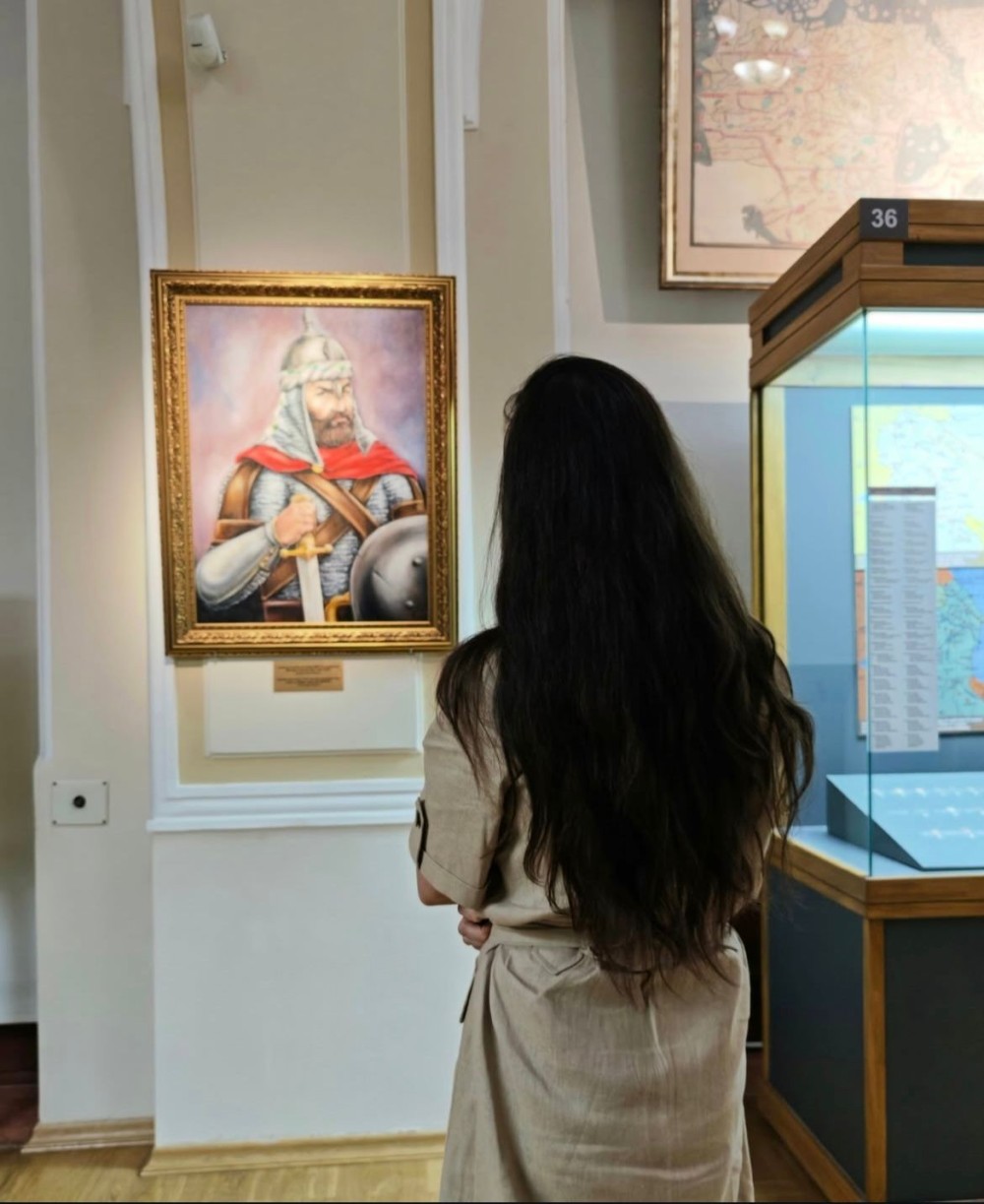 Leyla Əliyeva muzeydə -FOTOLAR