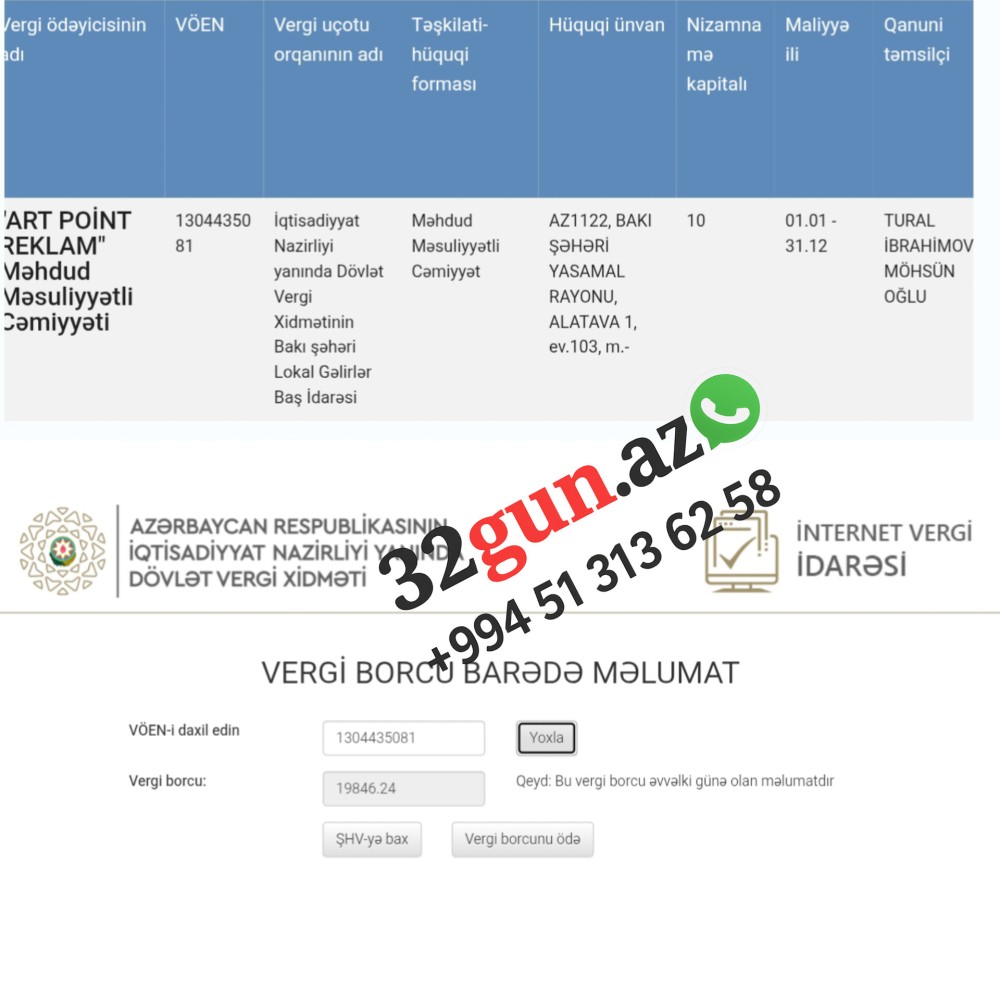 Vergi borcu olan şirkət Sumqayıt Tibb Mərkəzinin tenderini qazandı -132 min manatlıq 