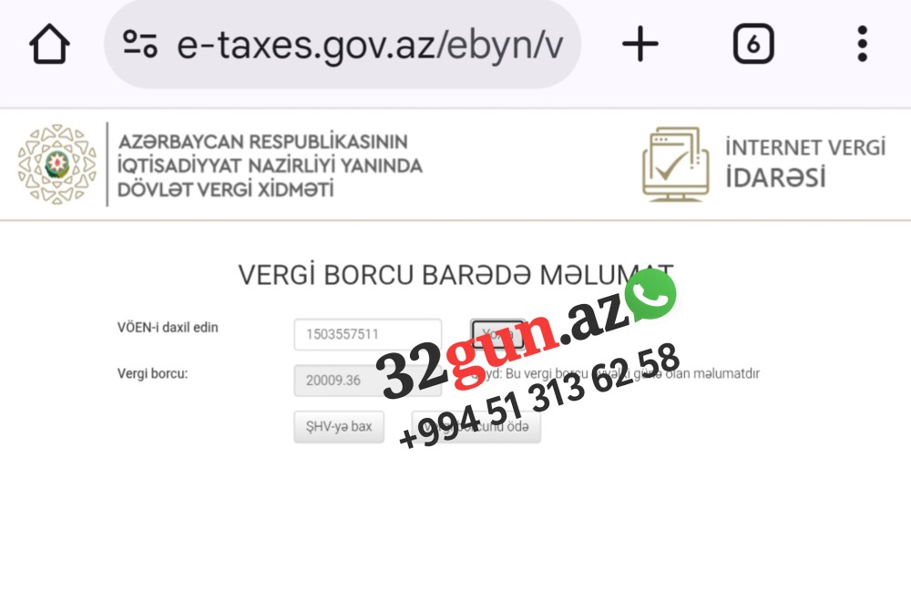 "UNITED COFFEE BEANS" MMC-nin vergi borcu var