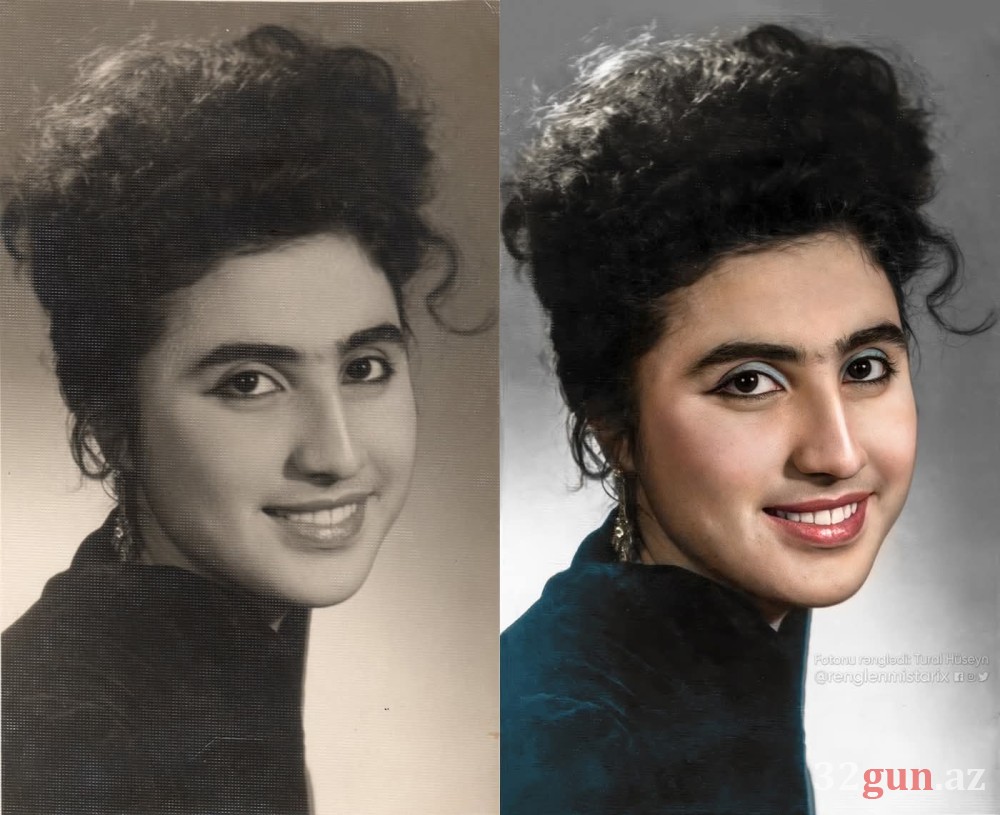 Xalq artisti Flora Kərimovanın 23 yaşında çəkilmiş nadirfotosu