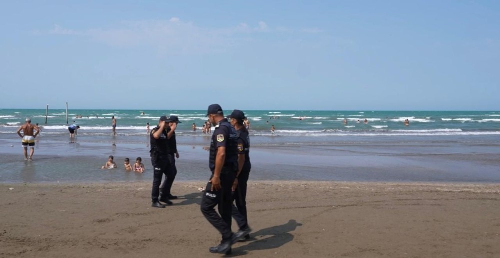 Polis çimərliklərdə profilaktik tədbirləri davam etdirir- VİDEO (FOTOLAR)