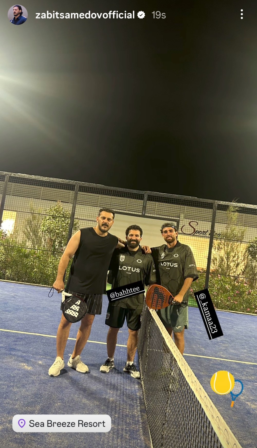 Zabit Səmədov bu dəfə tennis kortunda – yeni fotosu maraq doğurdu