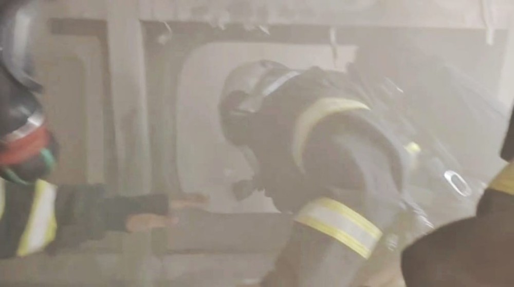 Naxçıvanda mağaza yandı -FOTOLAR