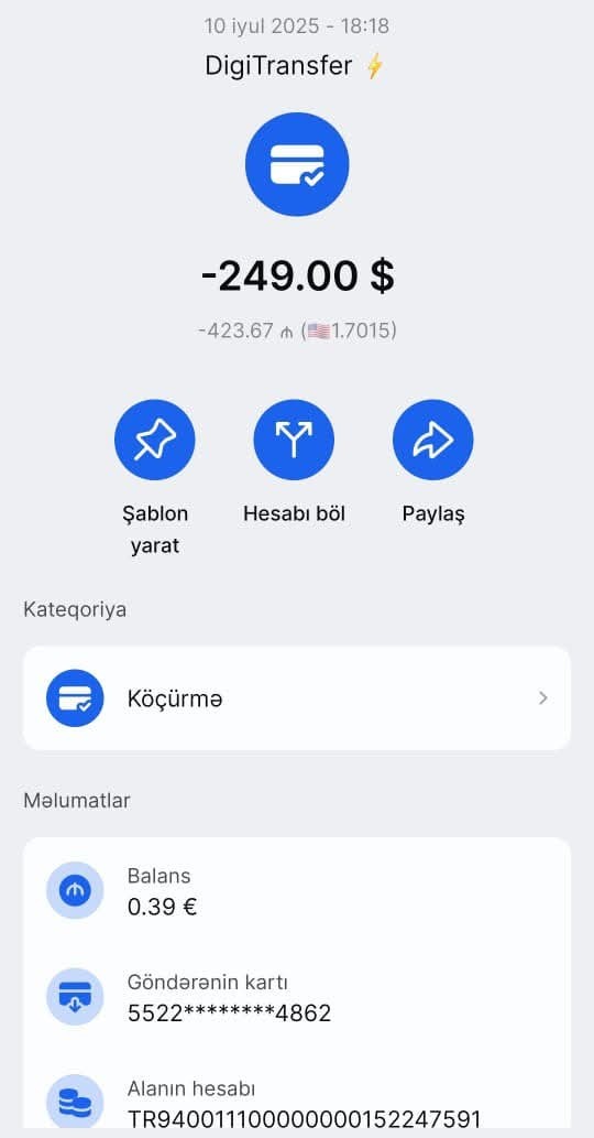 ABB müştərisinin 249 dolları itib- bank isə məsuliyyəti üzərindən atır?