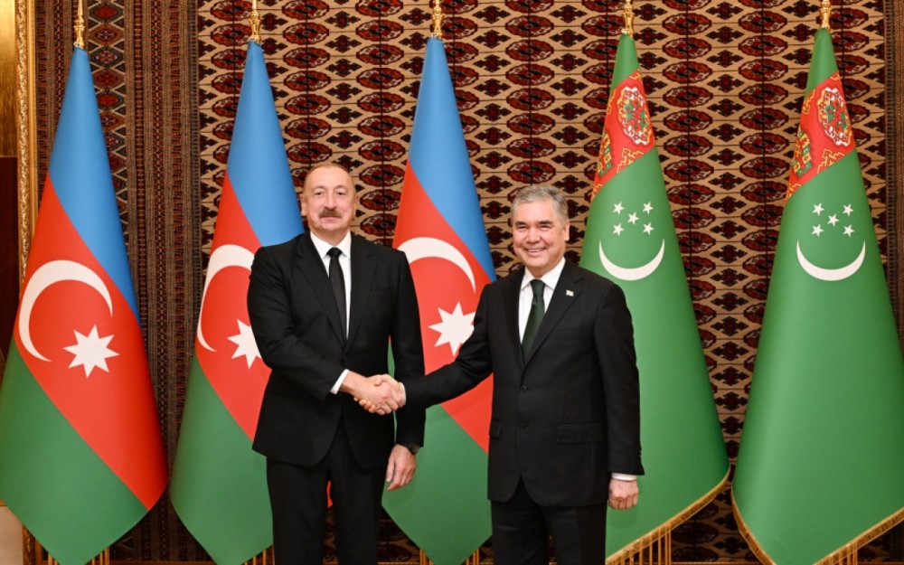 İlham Əliyevin Berdiməhəmmədov ilə təkbətək görüşü oldu-FOTO (YENİLƏNİB)