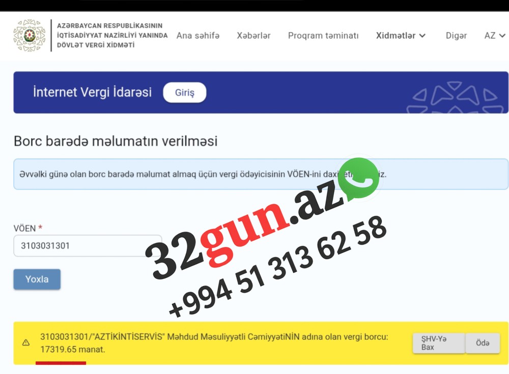 Vergi borcu olan şirkət Zakir Quliyevin rəis olduğu qurumdan daha 3 tender uddu- FOTOFAKT