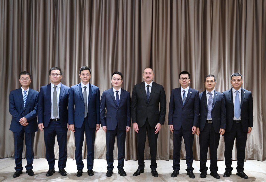 İlham Əliyev Xı Yınfen ilə görüşdü -FOTOLAR