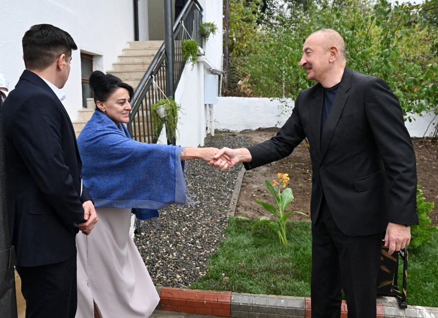 İlham Əliyev Hadrut qəsəbəsində olub -FOTOLAR