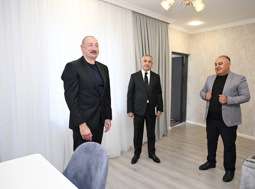 İlham Əliyev Şuşakənd kəndində oldu -FOTOLAR