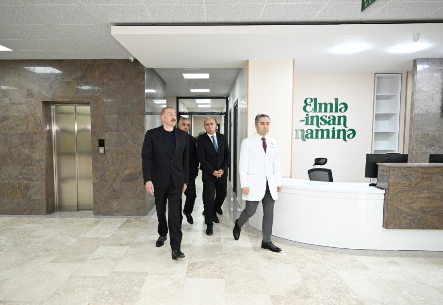 Prezident Xankəndində açılışlar etdi +FOTOLAR