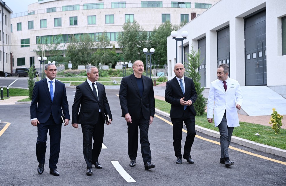 Prezident Xankəndində açılışlar etdi +FOTOLAR