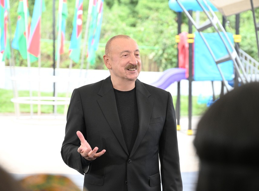 Prezident 4 kəndin sakinləri ilə görüşdü +FOTOLAR (YENİLƏNİB)