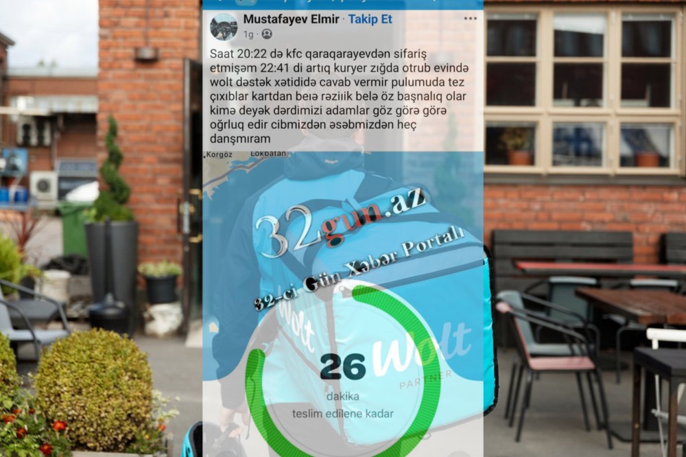 Vətəndaşdan “Wolt”la bağlı ŞİKAYƏT:"Pul kartdan çıxıldı, amma..."