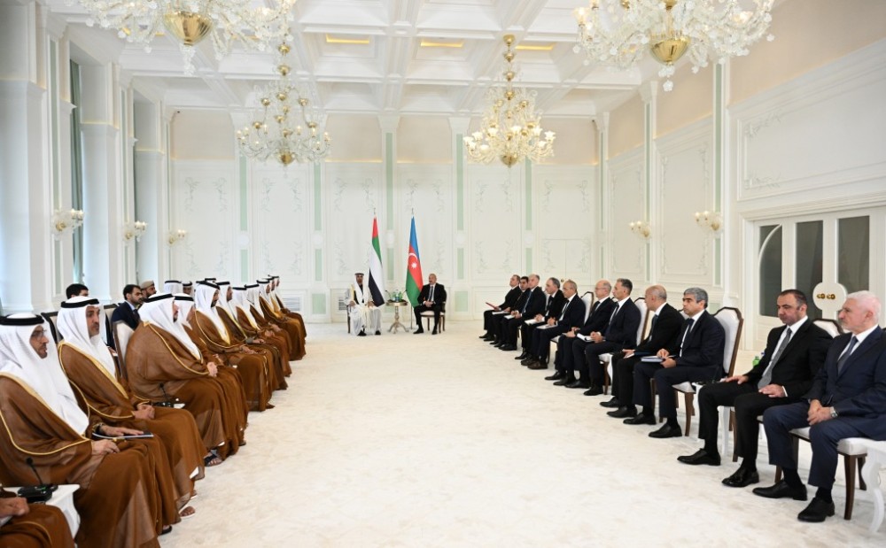 Liderlərin geniş tərkibdə görüşü oldu -FOTOLAR (YENİLƏNİB)