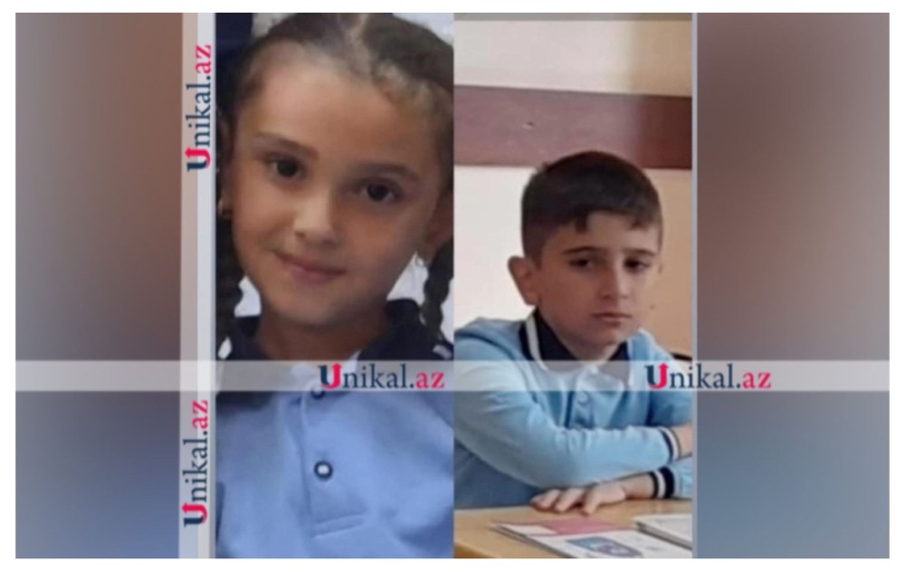 Lənkəranda qəzada ölən bacı-qardaşın- FOTOSU