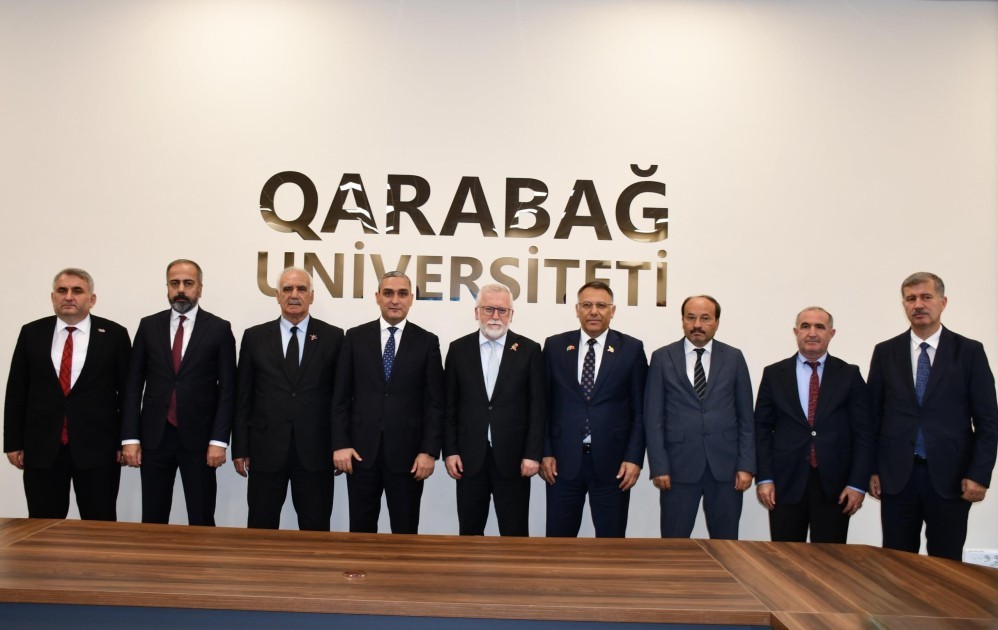 Türkiyəli rektorlar Qarabağ Universitetində olublar -FOTOLAR