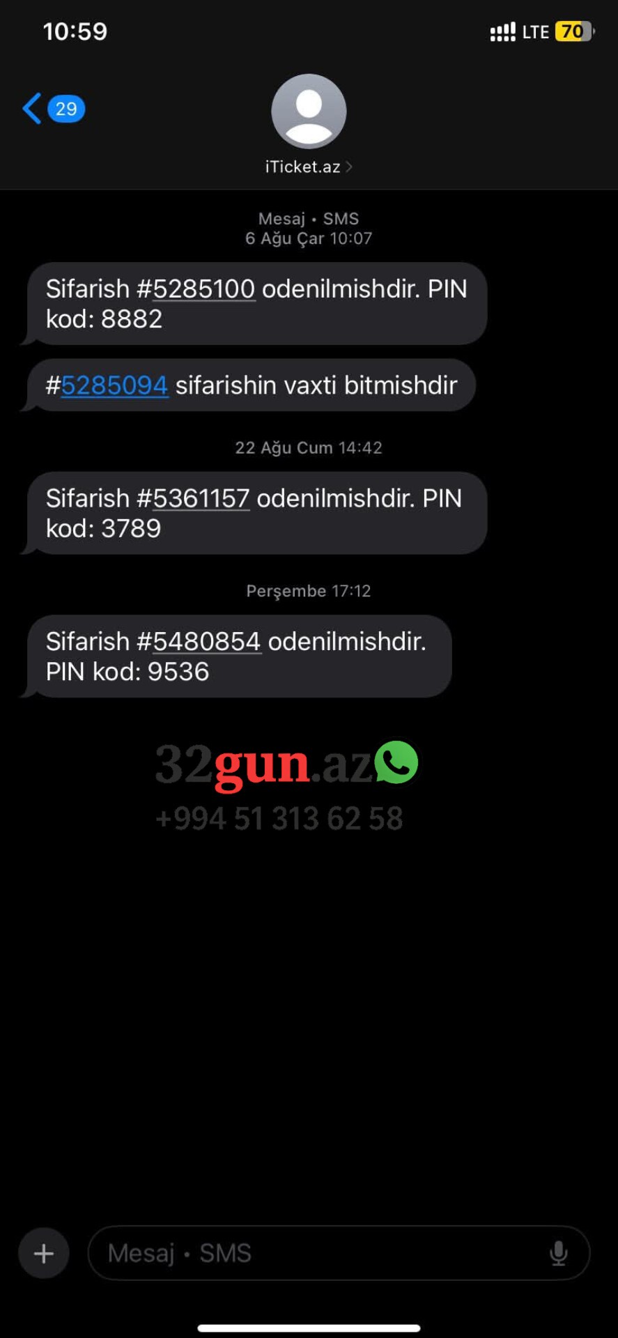 “İticket.az mənim biletimi xəbərsiz başqa şəxslərə transfer edib”- ŞİKAYƏT