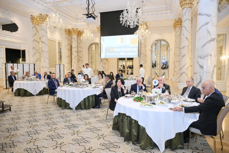 Arzu Əliyeva VII Bakı Beynəlxalq Memarlıq Müsabiqəsinin tədbirində -FOTOLAR