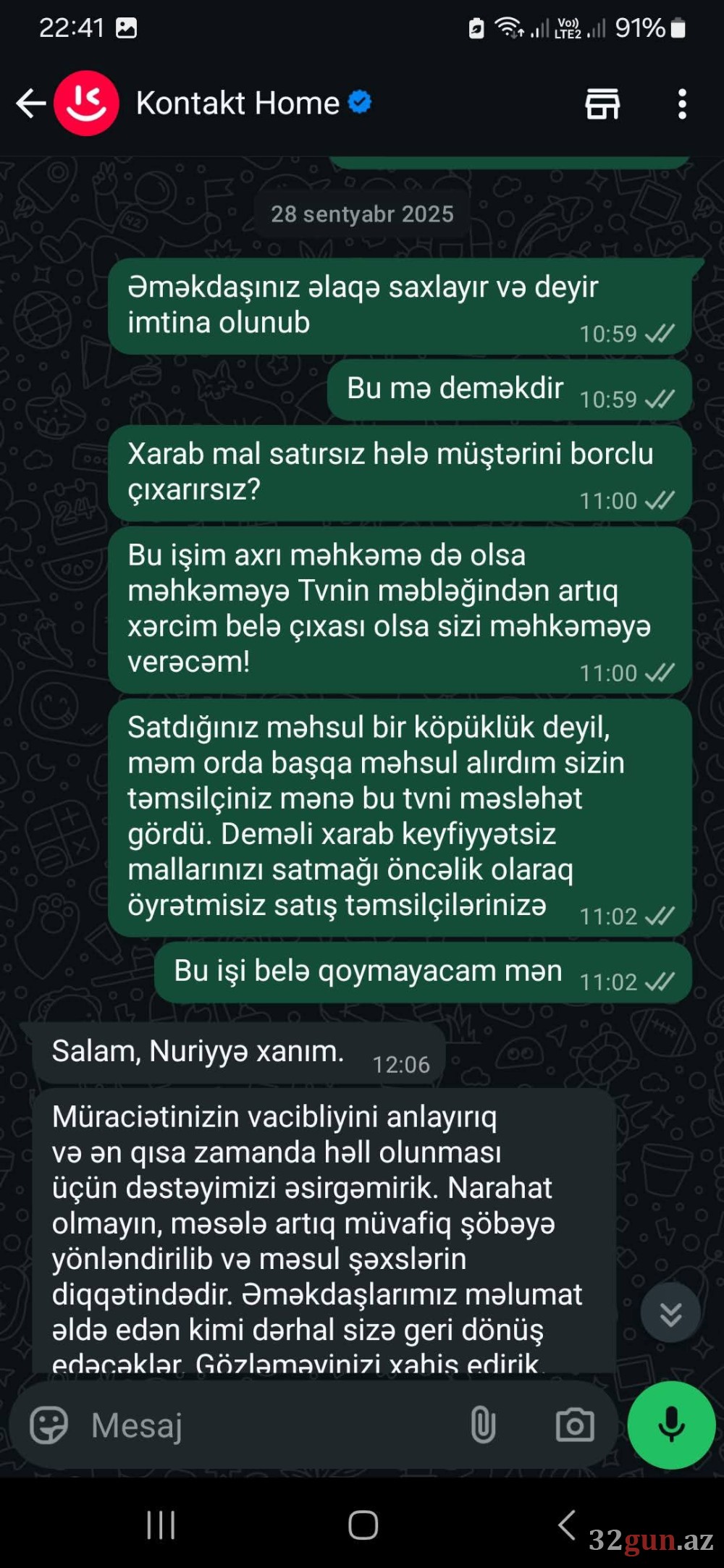 Elnur Allahverdiyevin "Kontakt Home"nun növbəti BİABIRÇILIĞI:"Aldığım TV bir gün belə işləmədi"