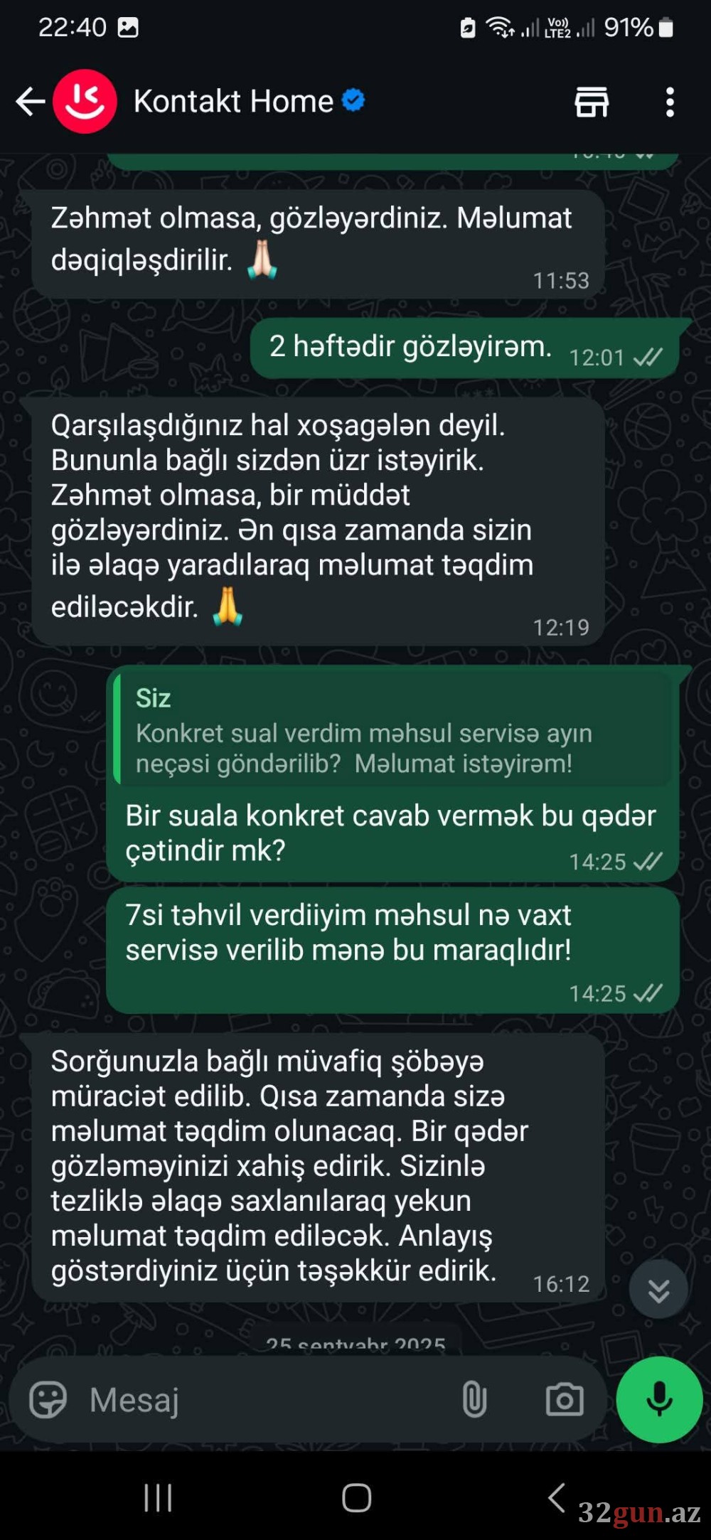 Elnur Allahverdiyevin "Kontakt Home"nun növbəti BİABIRÇILIĞI:"Aldığım TV bir gün belə işləmədi"