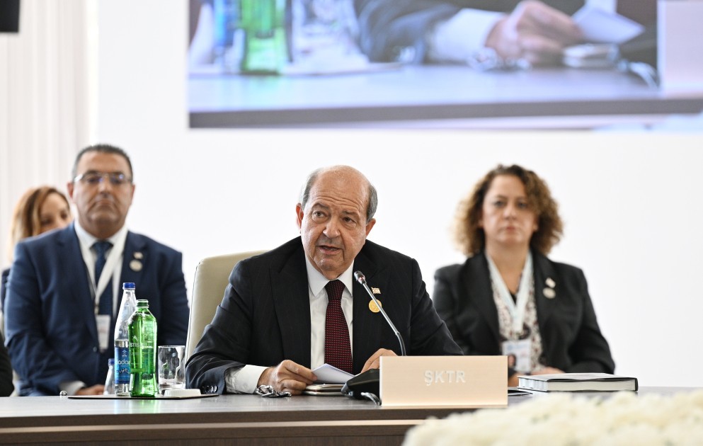 Prezident tədbirdə çıxış etdi