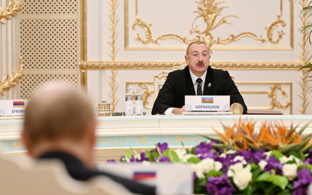 Prezident MDB liderlərinin iclasında çıxış etdi -Tam mətn (FOTOLAR/YENİLƏNİB)