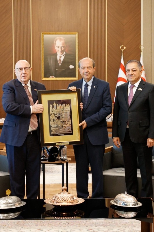 Deputatlar Prezident Ersin Tatarla görüşdü -FOTOLAR