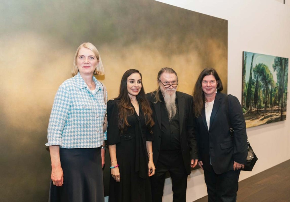 Leyla və Arzu Əliyevalar Berlində sərgidə iştirak etdi - FOTOLAR