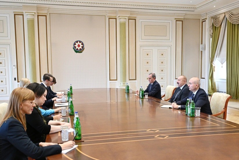 İlham Əliyev ATƏT-in fəaliyyətdə olan sədrini qəbul etdi -FOTOLAR