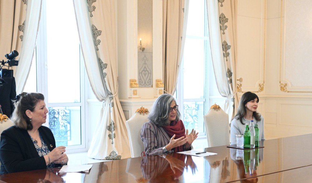 Prezident Anaklaudia Rossbaxı qəbul etdi -FOTOLAR