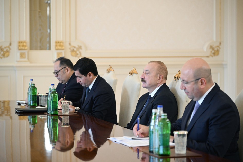 Prezident Anaklaudia Rossbaxı qəbul etdi -FOTOLAR