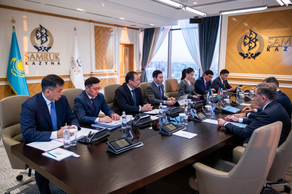 Rəşad Nəbiyev Qazaxıstanda görüş keçirdi-FOTO