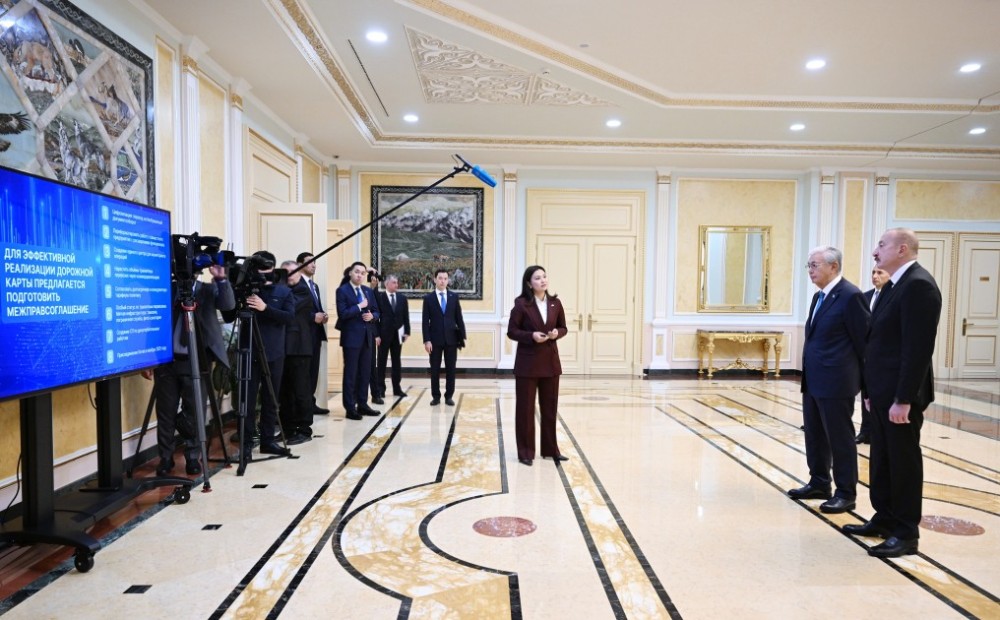 Astanada “Orta dəhlizin inkişafı” birgə layihəsi təqdim edildi -FOTOLAR