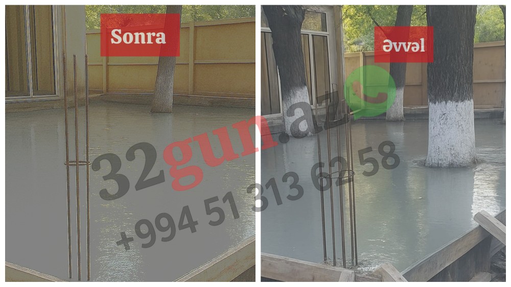 Qazaxda park “məhv edilir” –Ağaclar gecə ilə kəsildi, beton obyektlər ucalır + FOTOFAKT