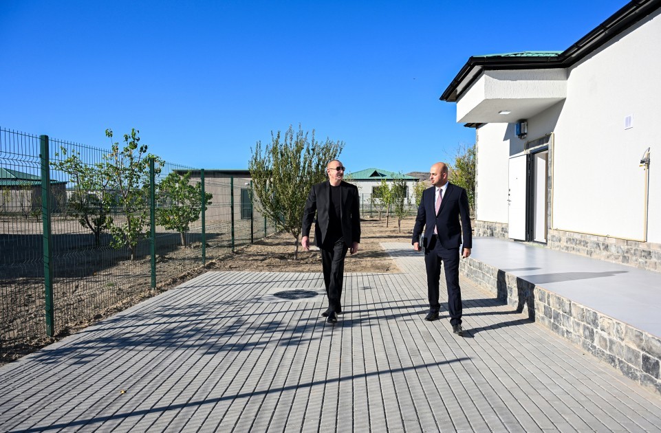 İlham Əliyev Zəngilanda kəndlərin açılışında iştirak etdi -FOTOLAR