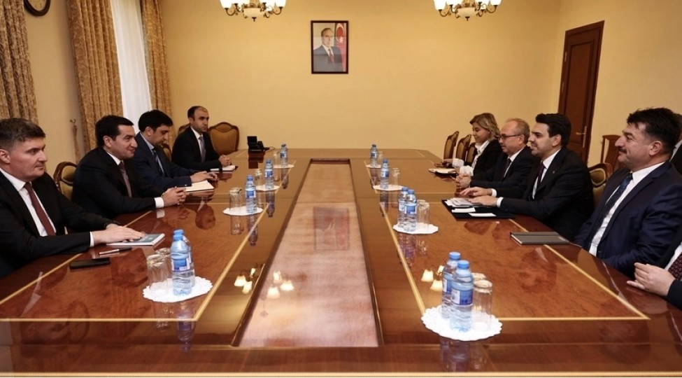 TİKA sədri Hikmət Hacıyevlə görüşüb