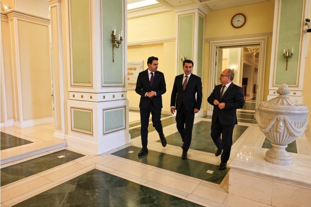 TİKA sədri Hikmət Hacıyevlə görüşüb