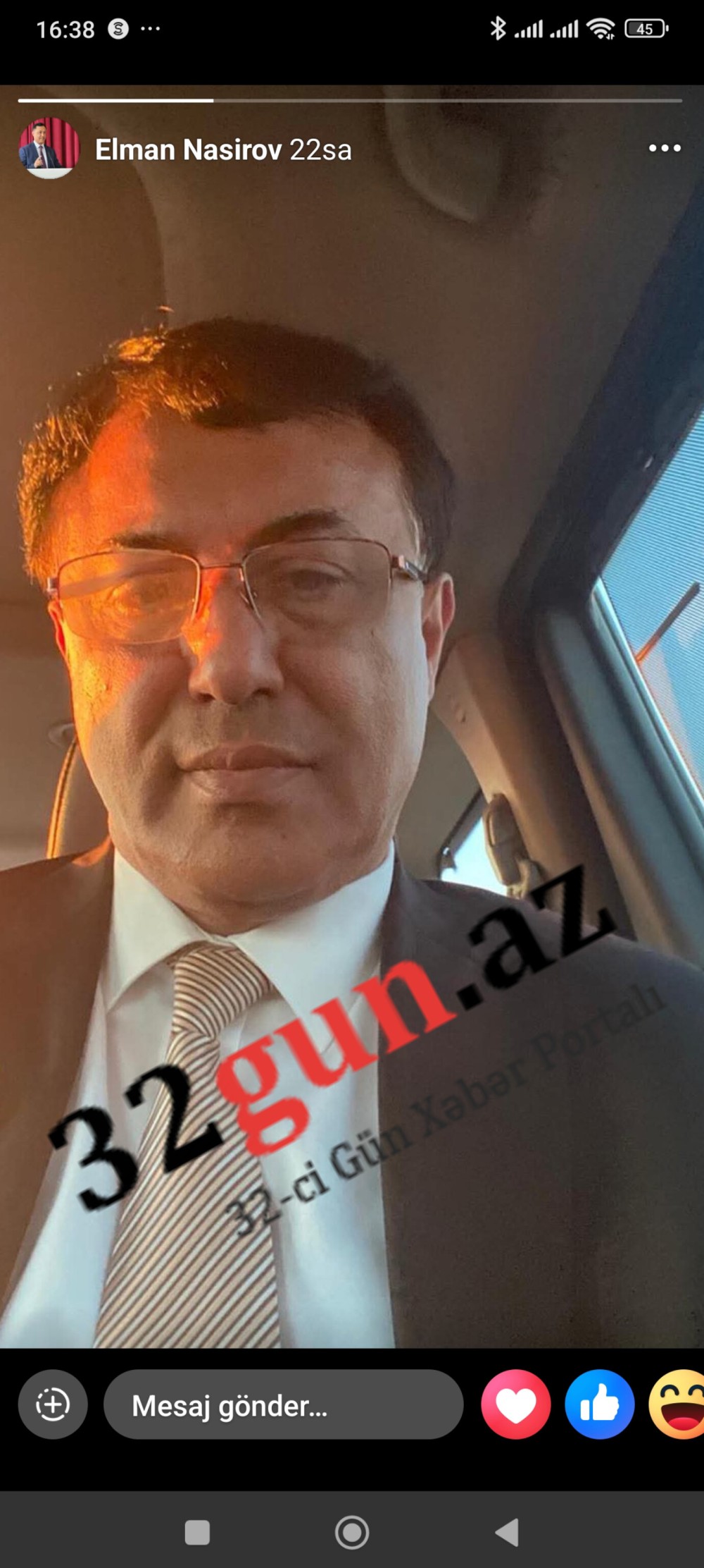 Qızı və keçmiş həyat yoldaşı ilə bağlı qalmaqalla gündəm olanElman Nəsirov görün hansı FOTOSUNU paylaşdı