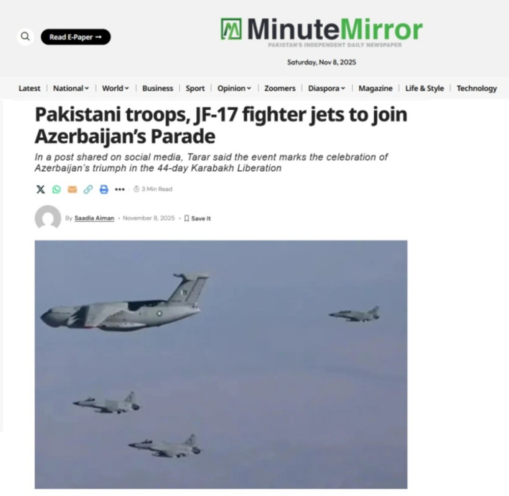 Bakıdakı Hərbi parad dünya mediasında -FOTOLAR